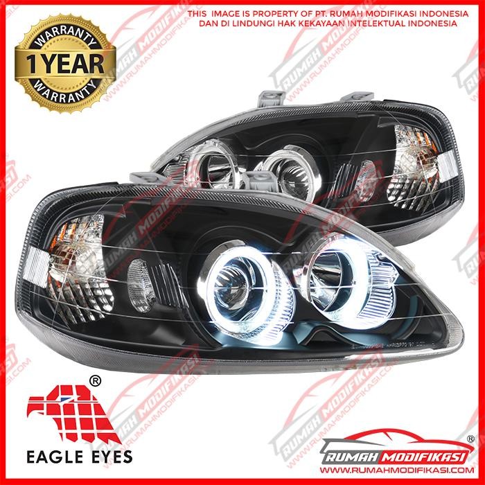 Ready HEADLAMP - HONDA CIVIC FERIO 1999-2000 - ANGLE EYES - BLACK