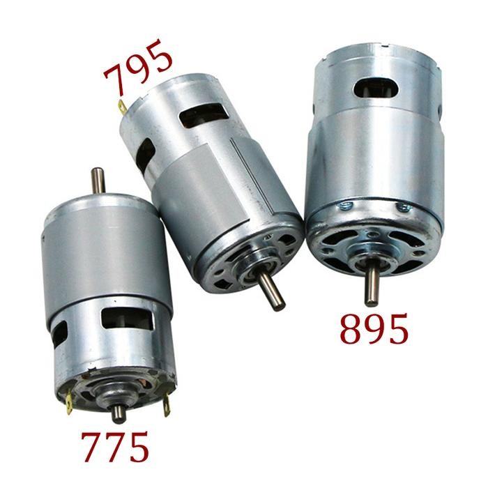 Dinamo Motor DC 775 795 895 12V / Listrik High Torsi Speed Mesin Power
