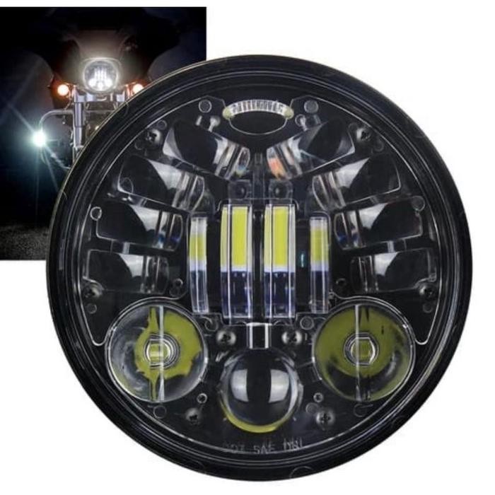Lampu Dmaker Daymaker 7Inci Cocok For Vixion Cb 150 Verza Tiger Megapro Scorpio Byson Rx King W 175