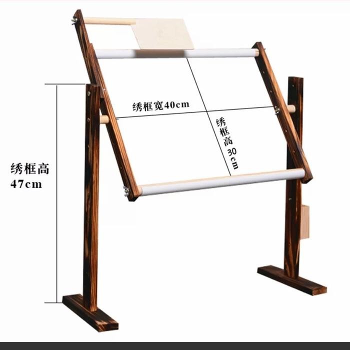 Wood Cross Stitch Rack Wooden Stand Desktop Cross Stitch Embroidery