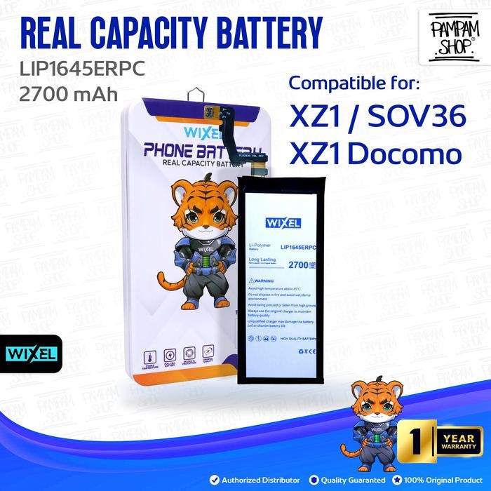 WIXEL Baterai LIP1645ERPC Compatible for Xperia XZ1 Docomo AU SOV36 SO-01K Double Power Real