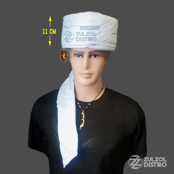 SIAPKIRIM Sorban Imamah Premium Tinggi 11cm/ Peci Imamah Permanen / Sorban Sufi READY STOCK