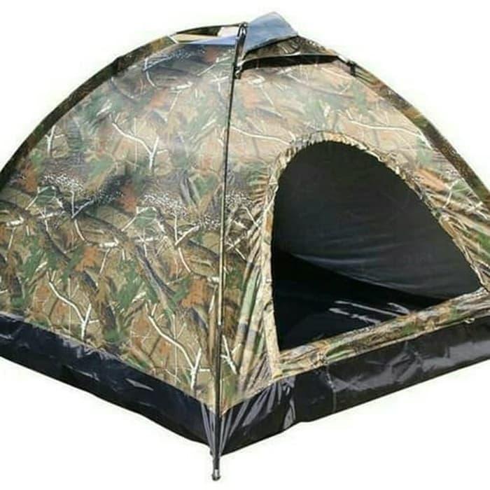 Tenda camping ultralight 2/3 orang warna LORENG