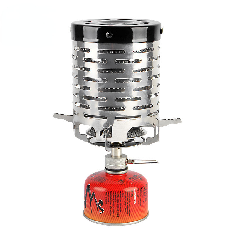 Mini Heater Rvs Gas Oven Outdoor Draagbare Gassen Heater Kachels Verwarming Cover Brander Camping Ka