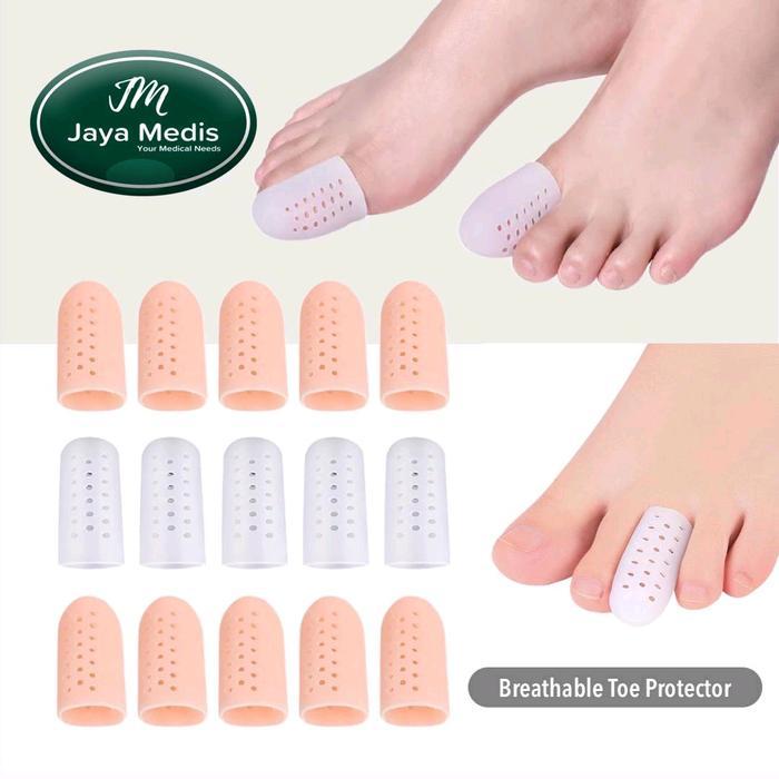 PELINDUNG JEMPOL KAKI BAHAN SILIKON BREATHABLE 2 PCS