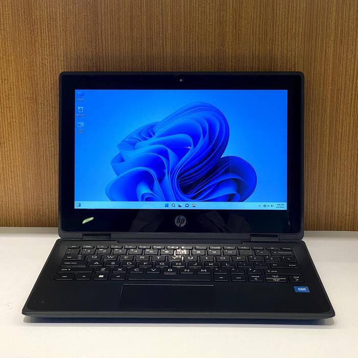 BARU Laptop Baru Hp X360 11 Intel Celeron N5100 up to 2,8 Ghz SSD Touchscreen