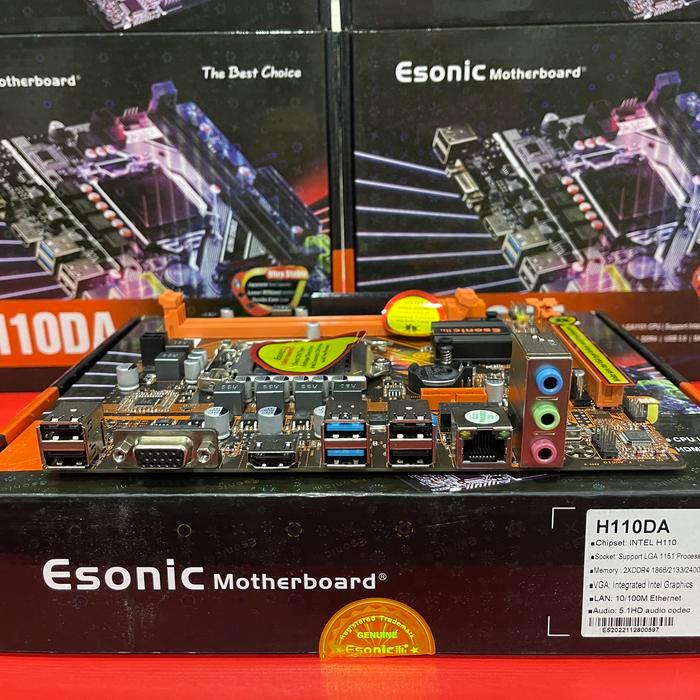 MOTHERBOARD ESONIC H110DA SOCKET 1151