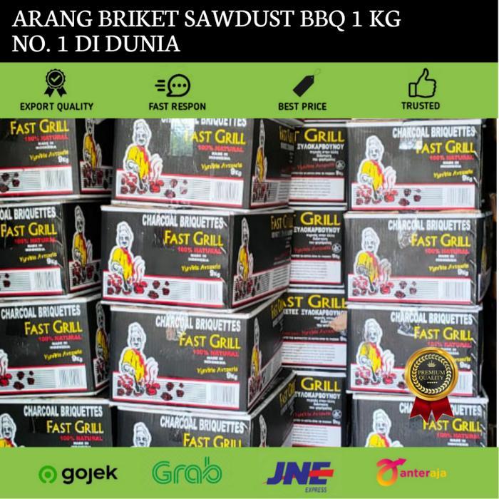 Arang Briket Sawdust Charcoal Bbq