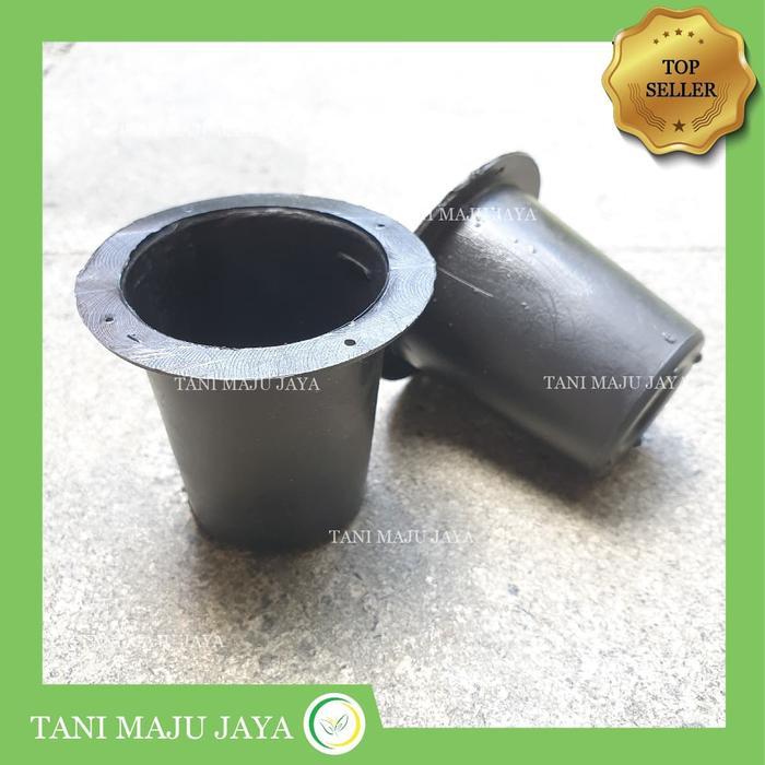 Netpot Hidroponik tanpa lubang samping 5 cm hitam