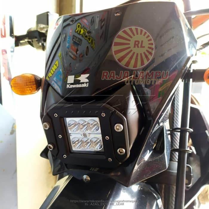 LAMPU REFLEKTOR LED HEADLAMP D TRACKER LAMPU DEPAN MOTOR KLX BF150 ORI