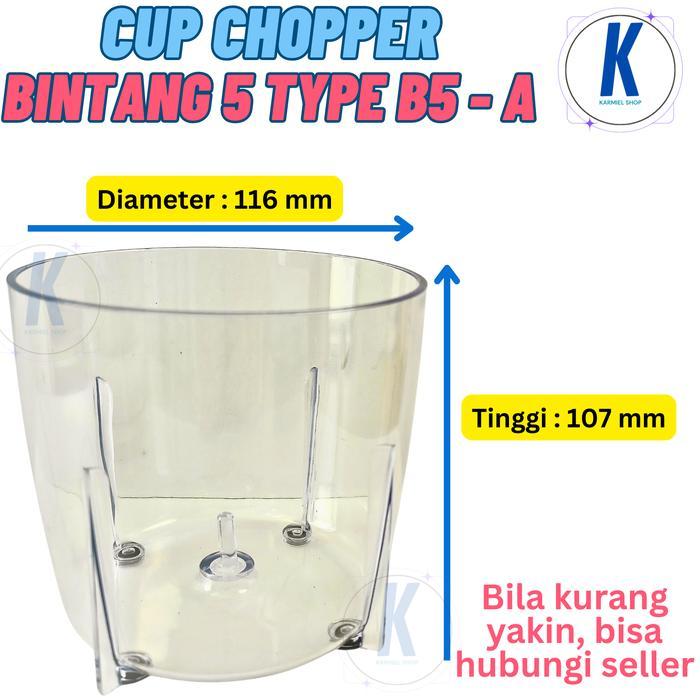 Mangkok Cup Blender Kapsul Bintang 5 Bintang 6 Mangkuk Blender
