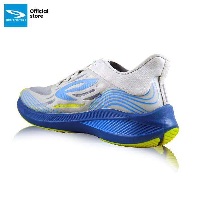 Sepatu Running Ori 910 - Haze Vision Abu Muda/Biru/Kuning