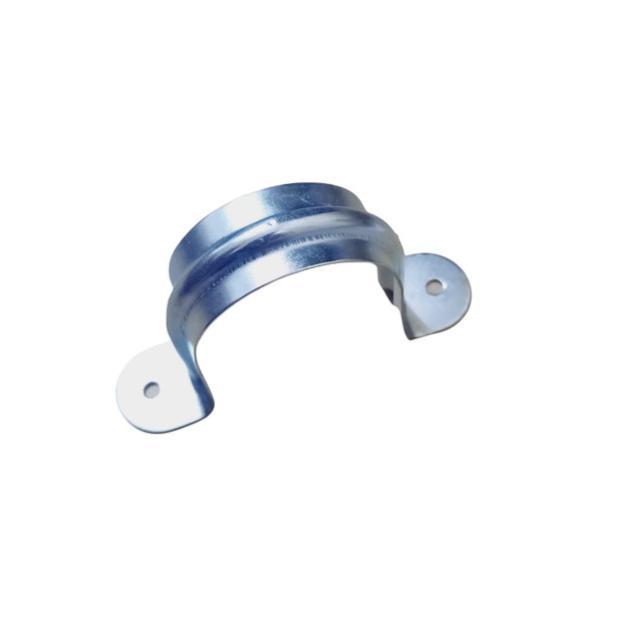LIE1301 - Klem Omega Clamp U Galvanis 3/4 inchi Klem Pipa Paralon ke Tembok Klem Besi Plat 3/4 Inch