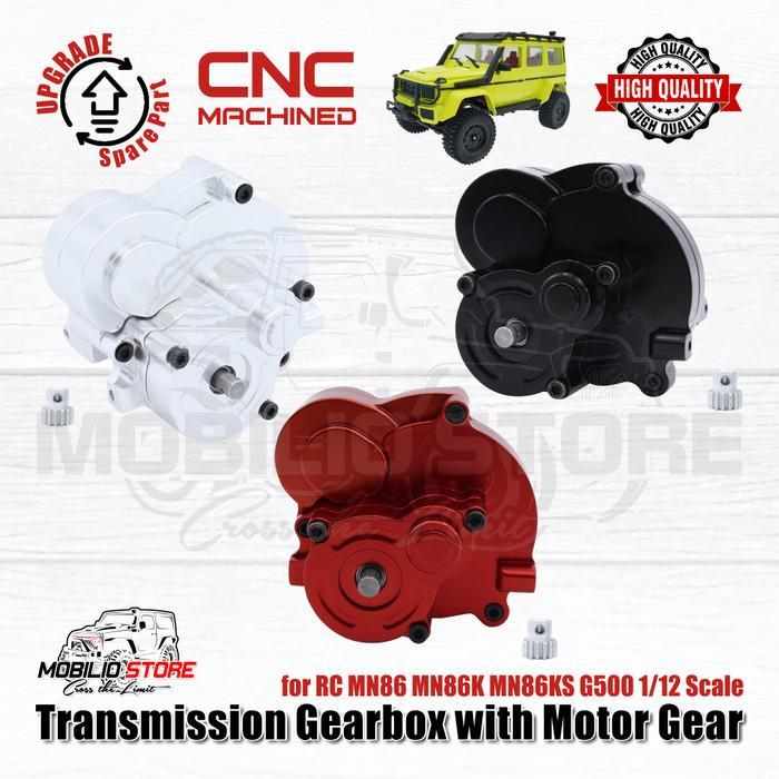 Upgrade Part - Metal Cnc Transmission Gearbox For Rc Mn86 Mn86K Mn86Ks