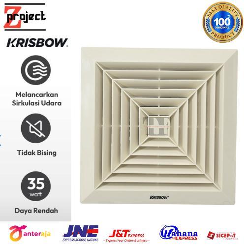 Krisbow Exhaust Fan Plafon 10 Inch / Hexos Fan Krisbow Ceiling 10 Inch