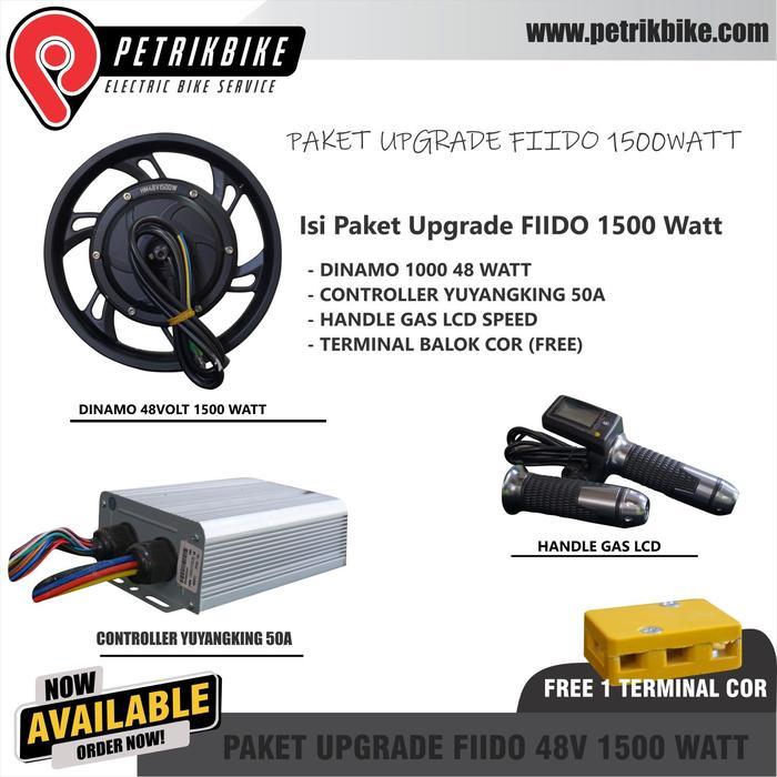 Paket Upgrade Scooter Fiido 1500W