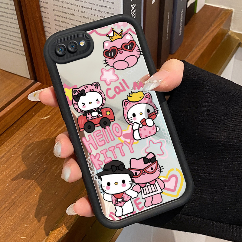 Casing Hp Realme C2 Realme C2s OPPO A1K Case HP Casing pola Anime Keren Kesing Kasing cermin Cesing 