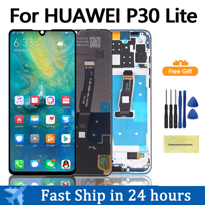 P30 Lite Screen for HUAWEI P30 Lite LCD Display Screen with Frame for HUAWEI P30 Lite Touch LCD Scre