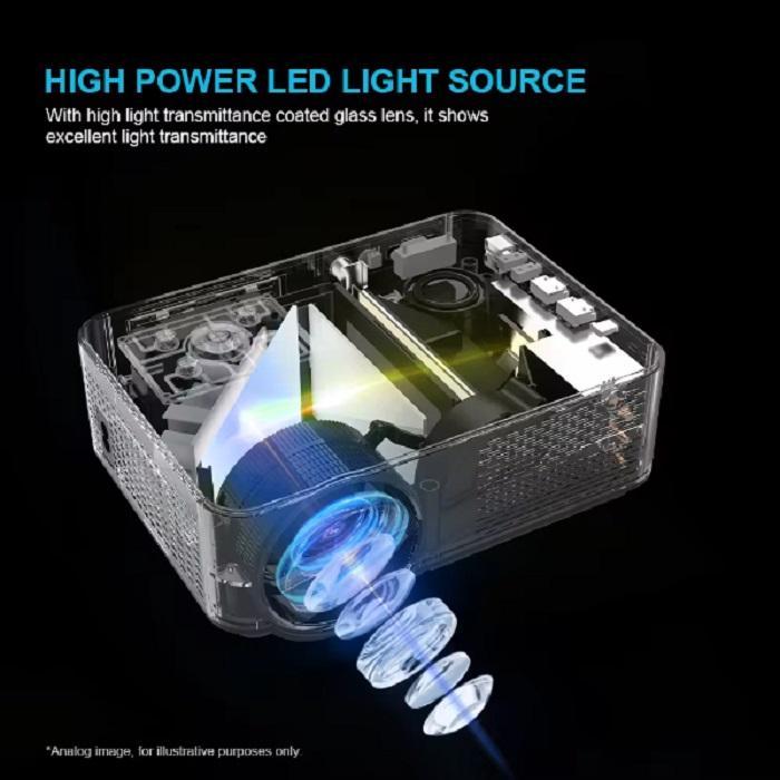 Cheerlux C9 Mini Led 3800 Lumens Projector Proyektor