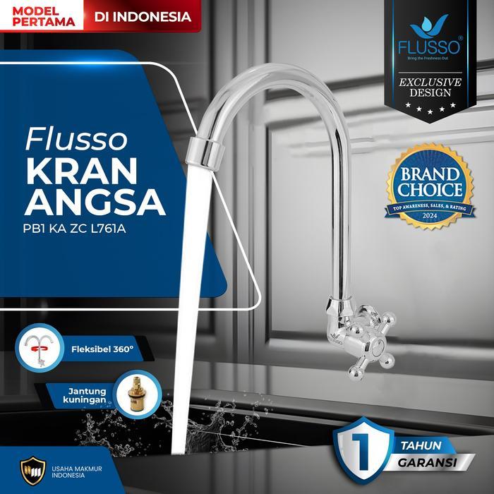 PALOMA - FLUSSO Kran Angsa Wastafel / Kran Air Cuci Piring / Kran Dapur 599