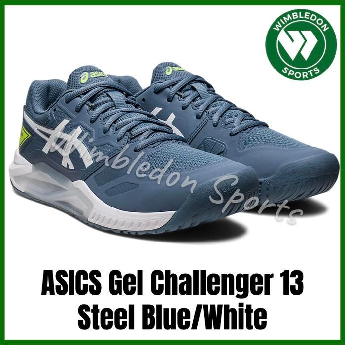 Sepatu Asics GEL CHALLENGER 13 Steel Blue / Sepatu Tenis ASICS