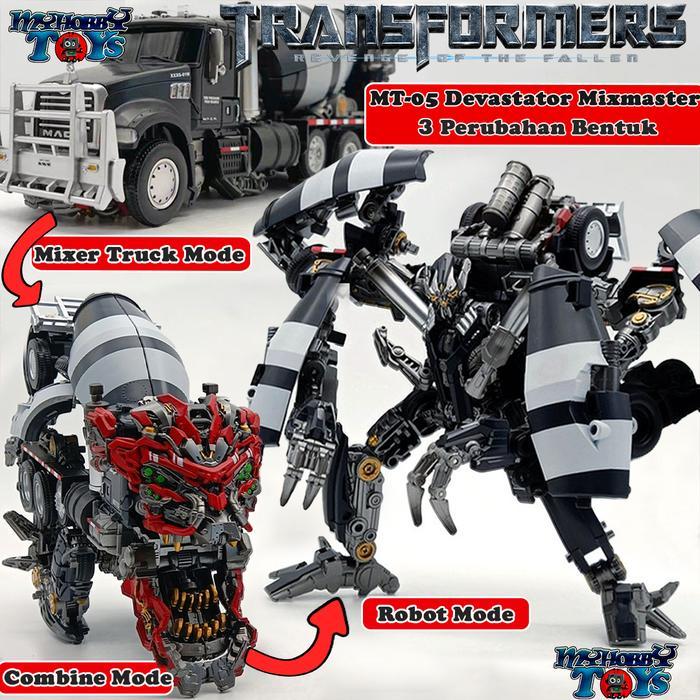 READY STOCK Action Figure Transformers Mechanical Team MT-05 Devastator Mixmaster