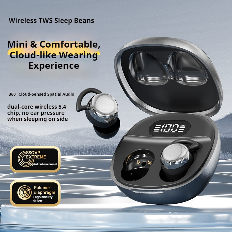 Original SONY Wireless Bluetooth 5.4 Earphones Sleep Wireless Headphones With Mic Touch Control TWS