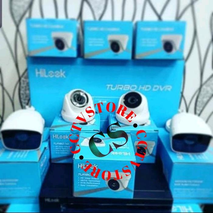 Khusus Gosend Paket Cctv Hilook 4 Kamera 2Mp Paket Cctv 4 Kamera 2Mp Hilook Paket Cctv Murah