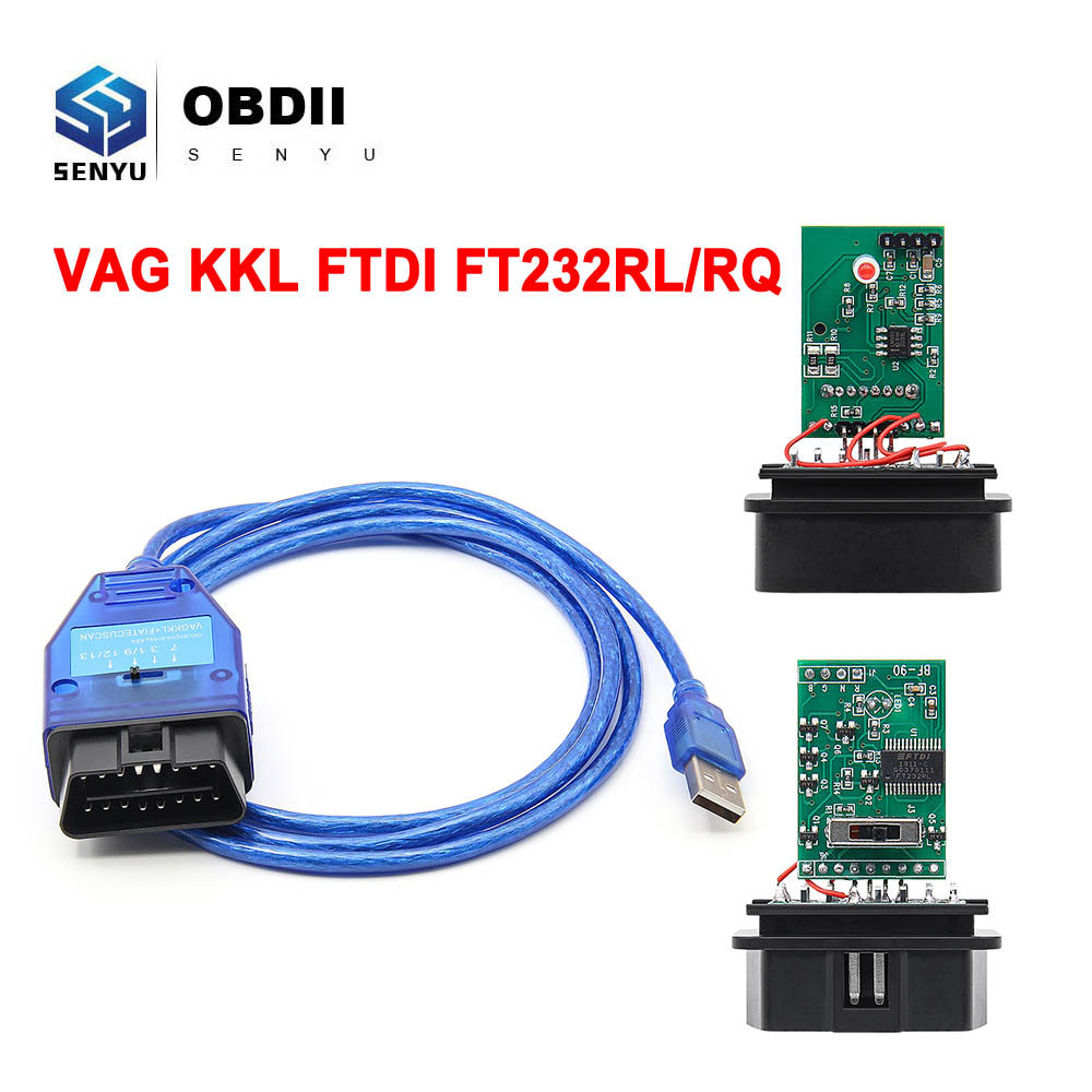 VAG 409 KKL FIATECUSCAN FTDI FT232RL/RQ OBD 2 OBD2 Car Diagnostic