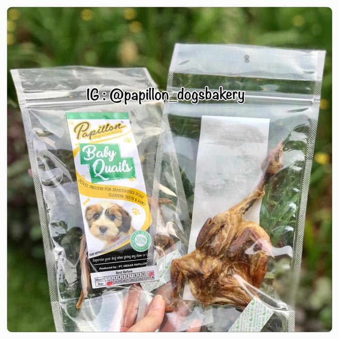 Terbaru Dried Baby Quail - Papillon Snack Anjing Kucing Burung Puyuh