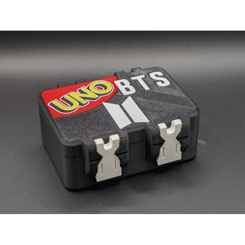 Case tempat kotak kartu card holder uno BTS Black storage box