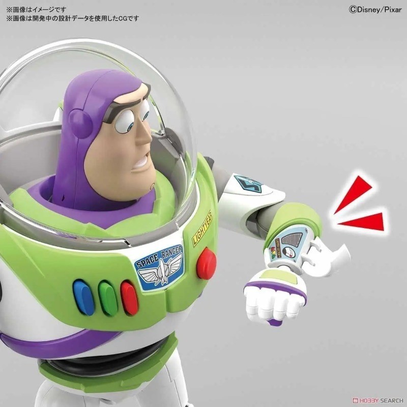 In Stock Bandai Buzz Lightyear Cinema-rise Standard Toy Story Movie Version Assembled Model