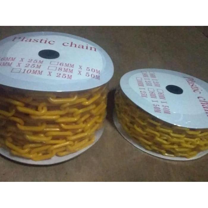 Chain Plastic Rantai Plastik Plastic Chain PVC 8mm
