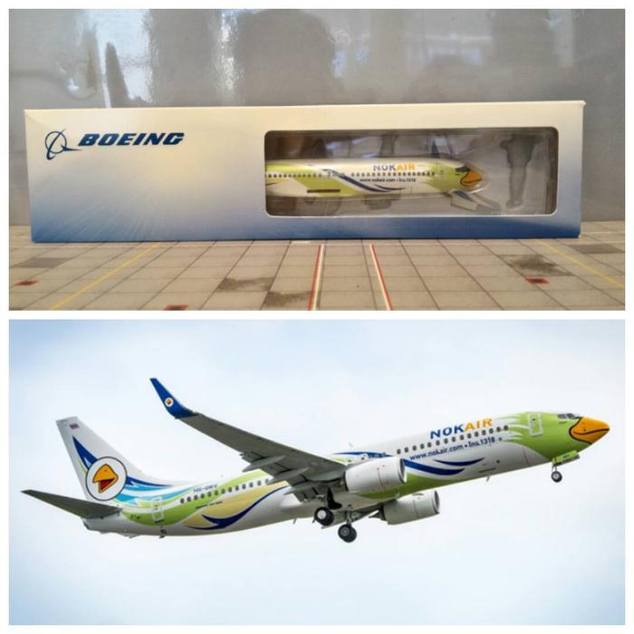 Nok Air B737-800 Hs-Dbv Hogan Wings 1:200 Scale Plastik