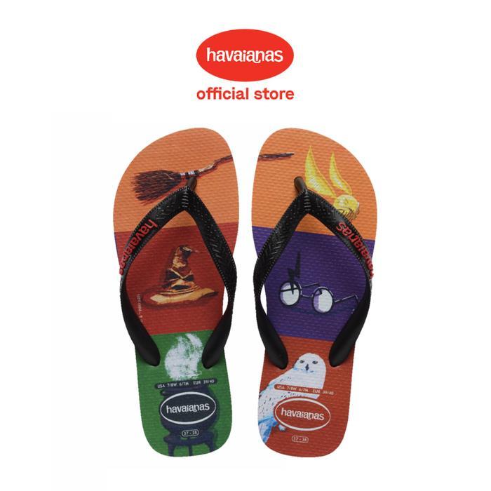 [ONLINE EXCLUSIVE] Havaianas 1069 - Harry Potter Black/Black - Sandal Pria 15%
