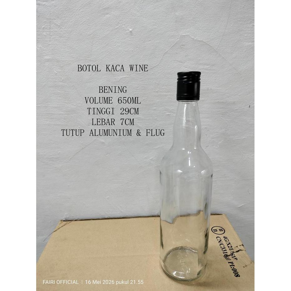 Botol Kaca 750Ml Botol Kaca Hitam Botol Kaca Frosted