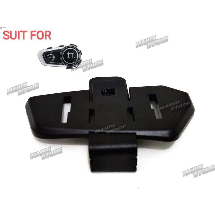 NEW Bracket Breket Clamp Kit Clip Klip Mounting Jepit 3M Tempel Bluetooth Intercom Helm IT R8 NOT E1