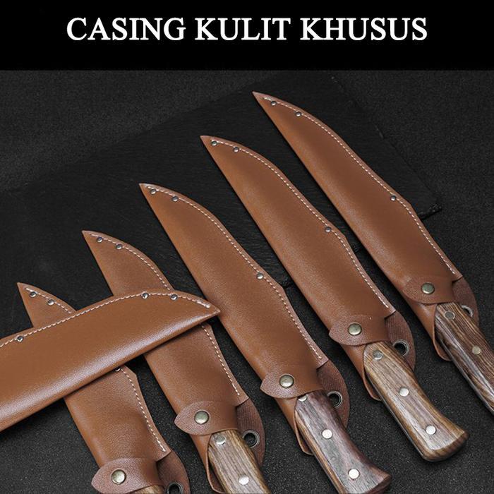 Promo Pisau Sembelih Set Pisau Daging Super Tajam Pisau Dapur Original