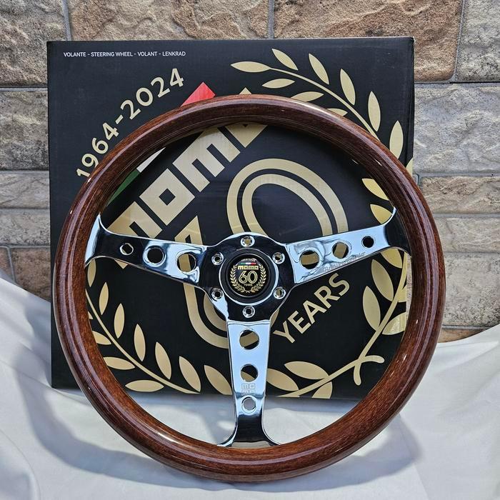 Stir Klasik Kayu Momo Indy Anniversary Wood Chrome Stir Kayu Chrome Momo Anniversario Bla