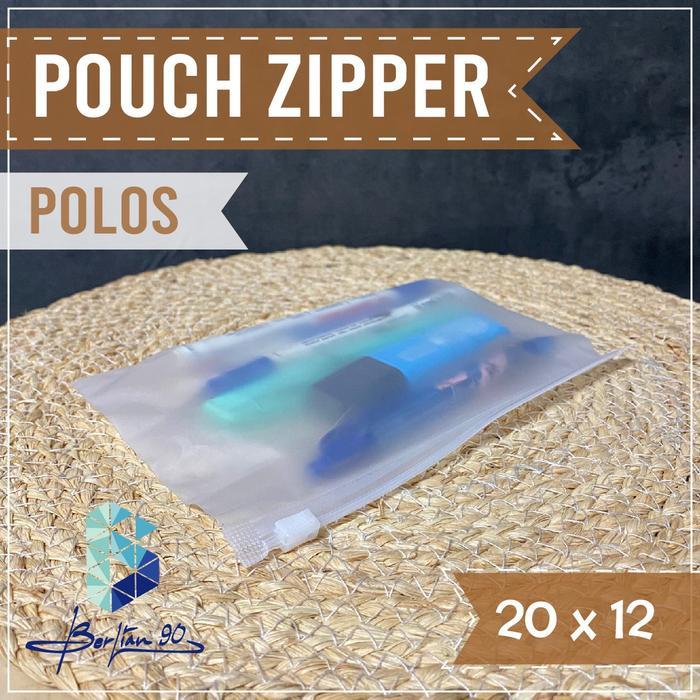 TERMURAH TERLARIS TERBARU ( 1 PACK ) POUCH ZIPPER MAKEUP HIJAB / ZIPPER POUCH MIKA / POUCH