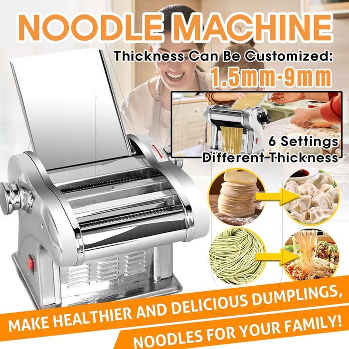 Gilingan Mesin Mie Listrik Otomatis Penuh Stainless Penggiling Mesin Pengepres Mie Listrik Gilingan