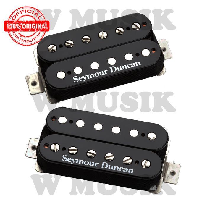 Seymour Duncan Pickup SH-4 / SH-2 Set Hot Rodded Humbucker 11108-13-B - Hitam