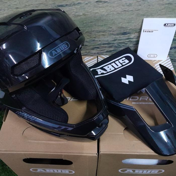 HELM / HELMET FULL FACE SEPEDA ABUS HIDROP Downhill/BMX/Enduro Bike Helmet