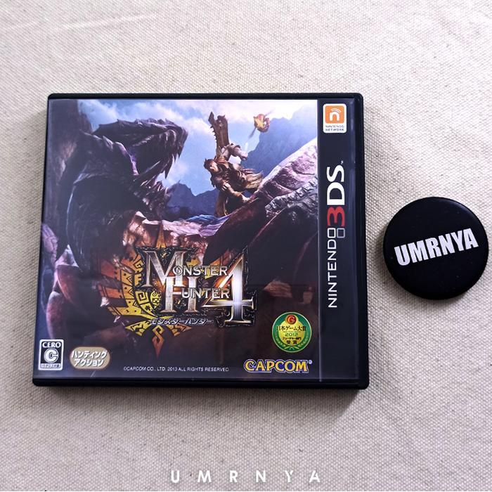 Monster Hunter 4 Ultimate Nintendo 3DS MH MonsterHunter DS Gameboy MH4