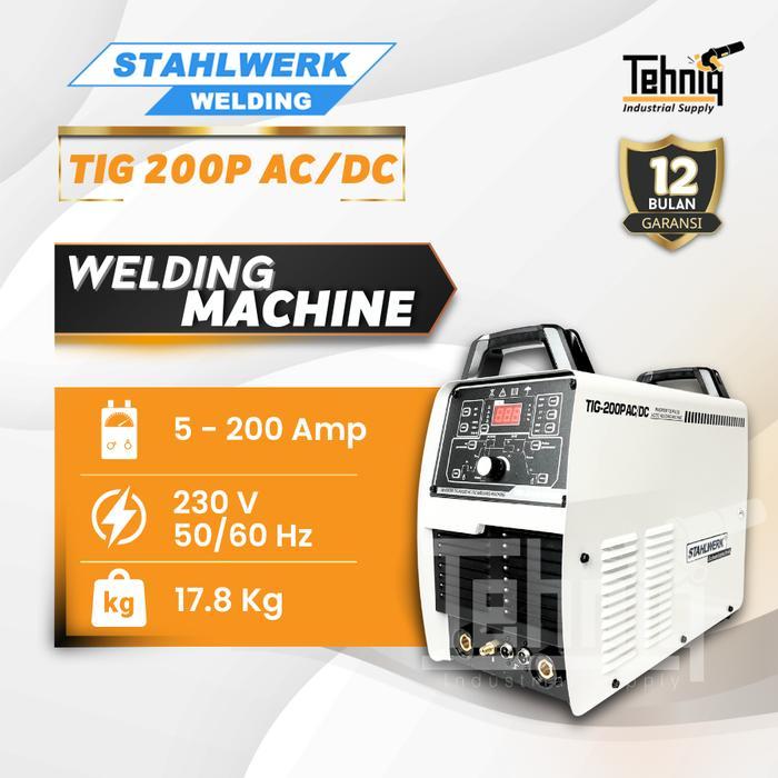 Stahlwerk TIG 200P AC/DC Mesin Las Tig / Mesin Las Argon Stahlwerk AC/DC 200P