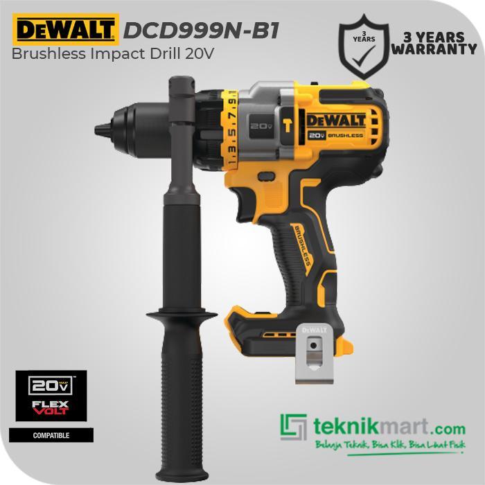 Dewalt Brushless Impact Drill 20Volt Max FVA DCD999N (Unit Only) - DCD999N Only