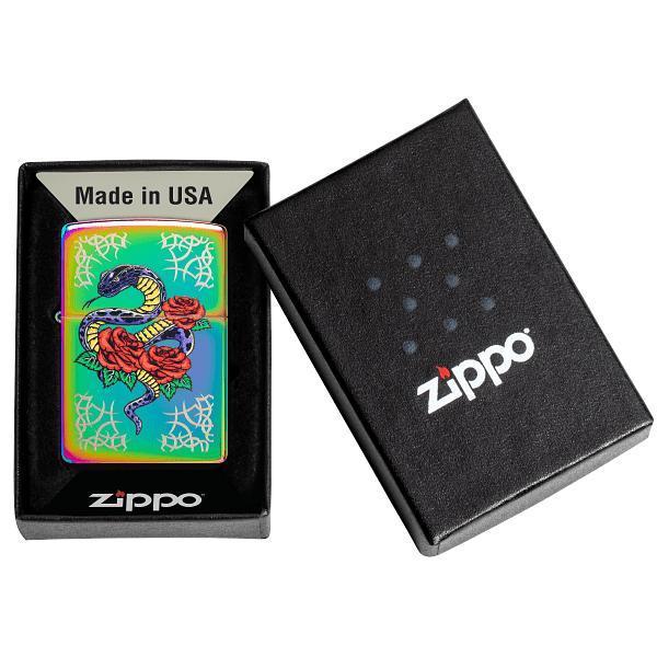 Zippo Rose Snake Design 48395