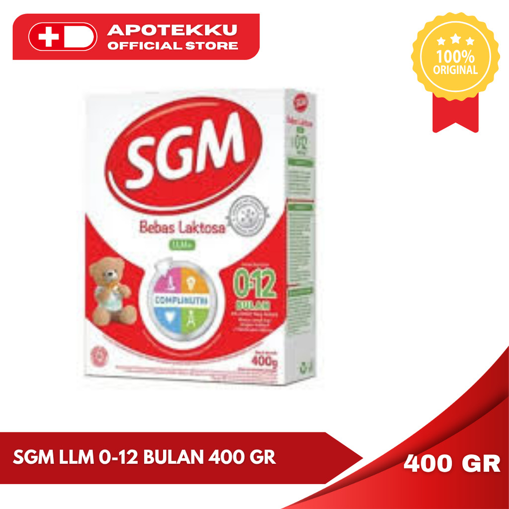 SGM LLM+ (Bebas Laktosa) 400g - Formula Khusus Bayi Diare