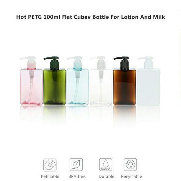 SALE BABEE - BOTOL SABUN AESTHETIC 100ML / BOTOL PUMP KOTAK PLASTIK HAMPERS