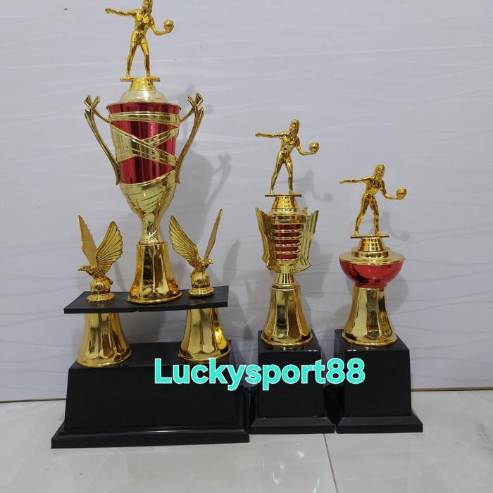 Trophy Piala set Volley bola voli volley ball